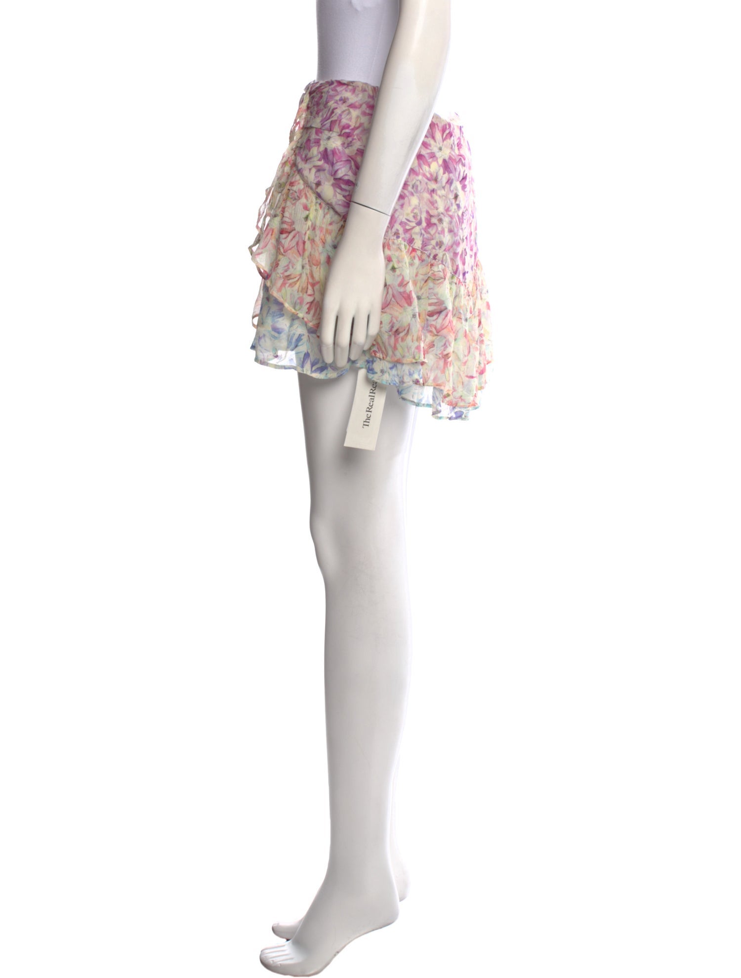 LoveShackFancy Silk Mini Skirt