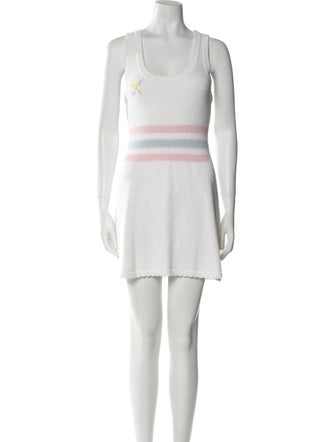 LoveShackFancy Striped Mini Dress