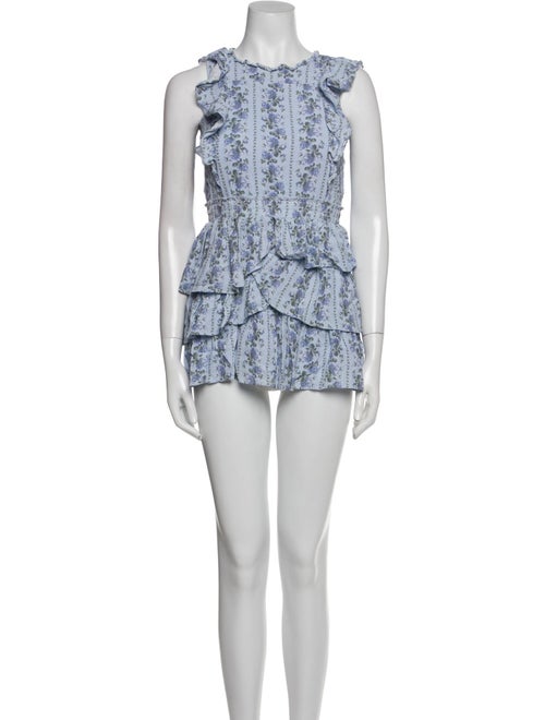 LoveShackFancy Girls' Patterned Sleeveless Dress