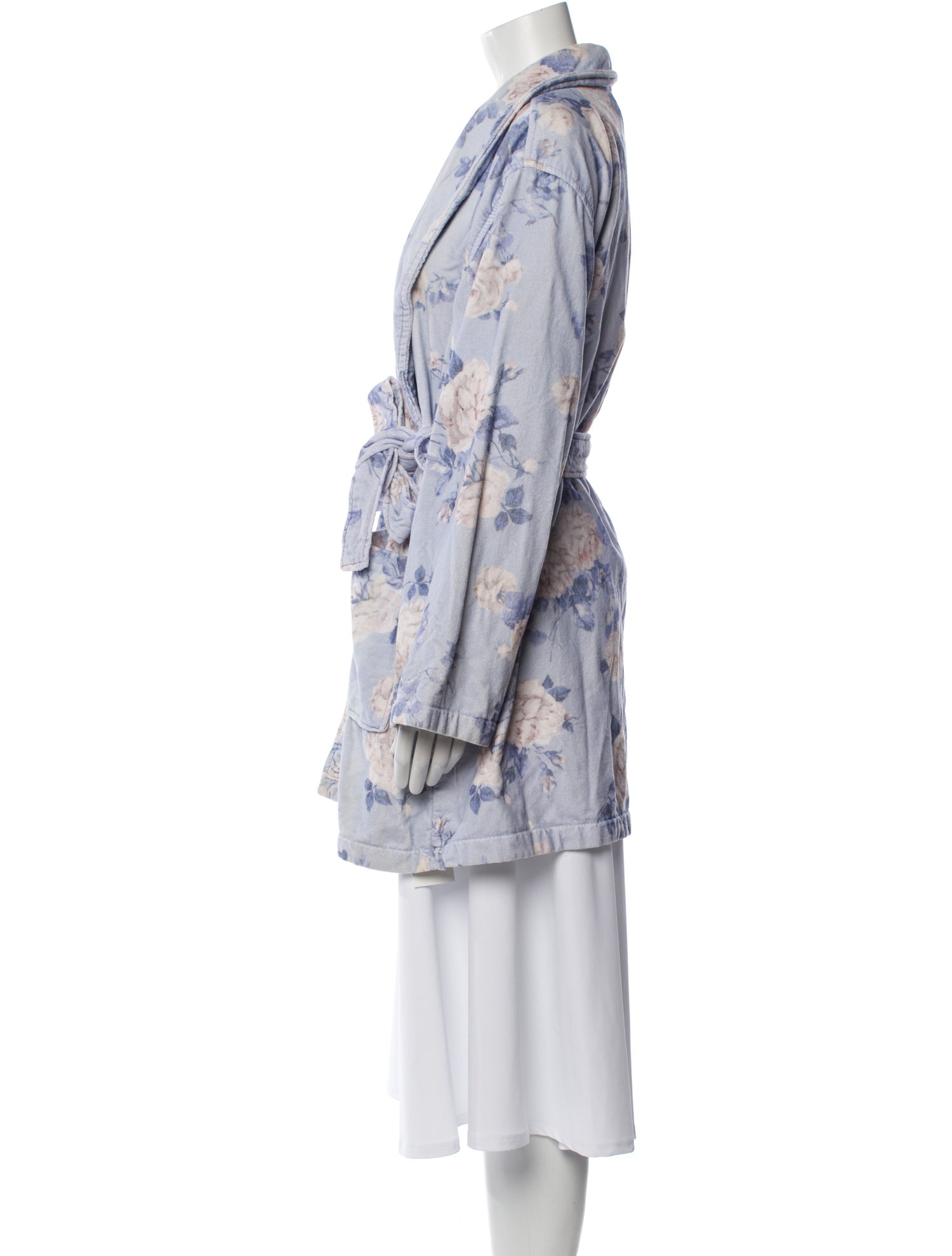 LoveShackFancy Floral Print Robe