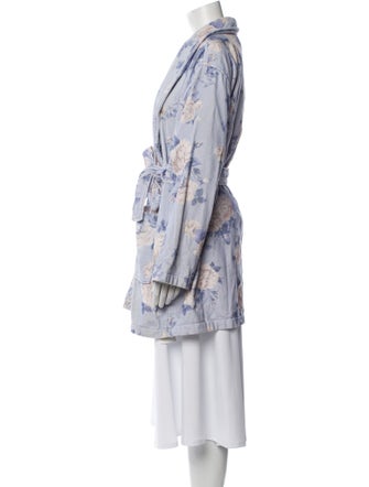 LoveShackFancy Floral Print Robe