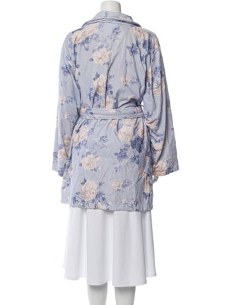 LoveShackFancy Floral Print Robe