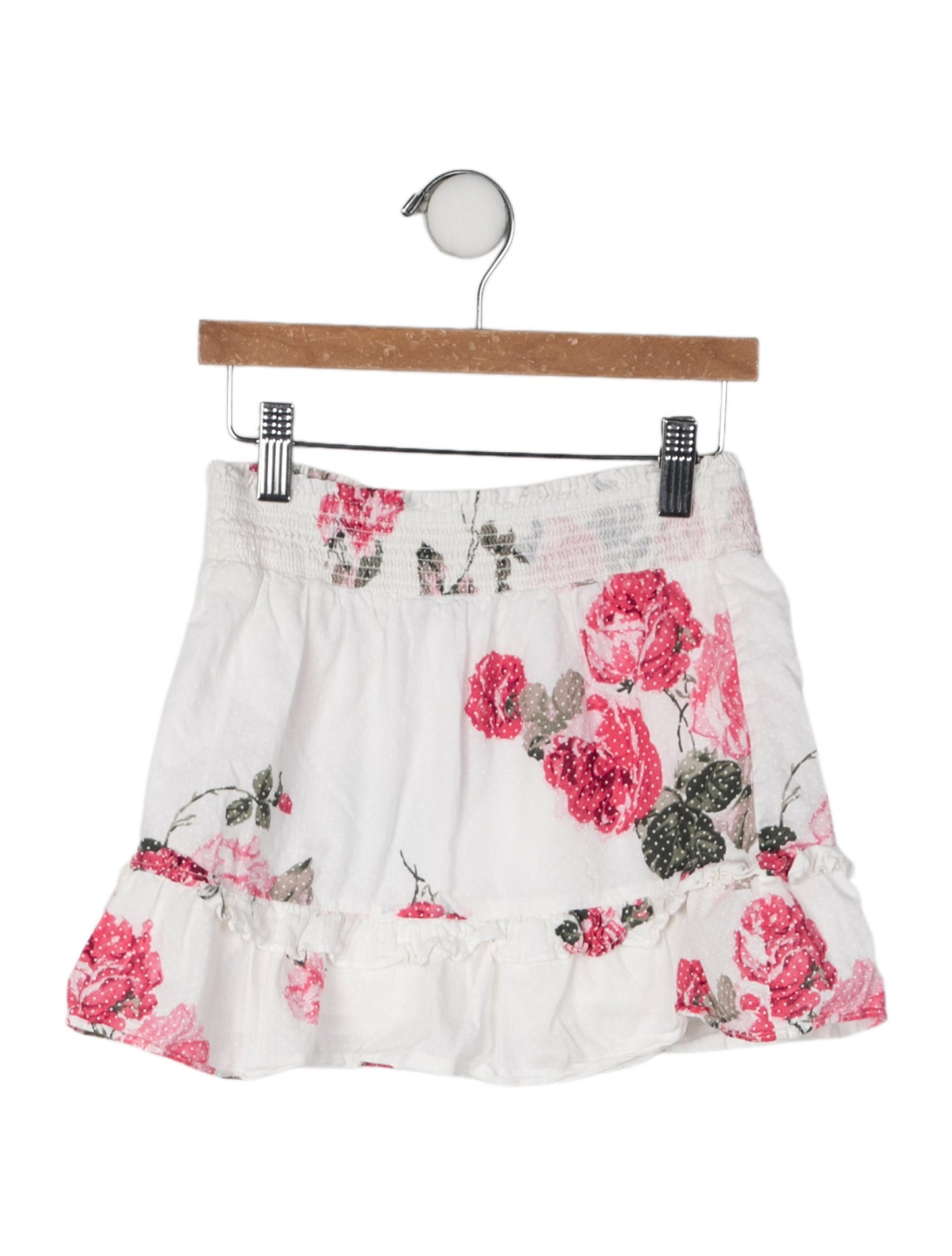 LoveShackFancy Floral Print Skirt