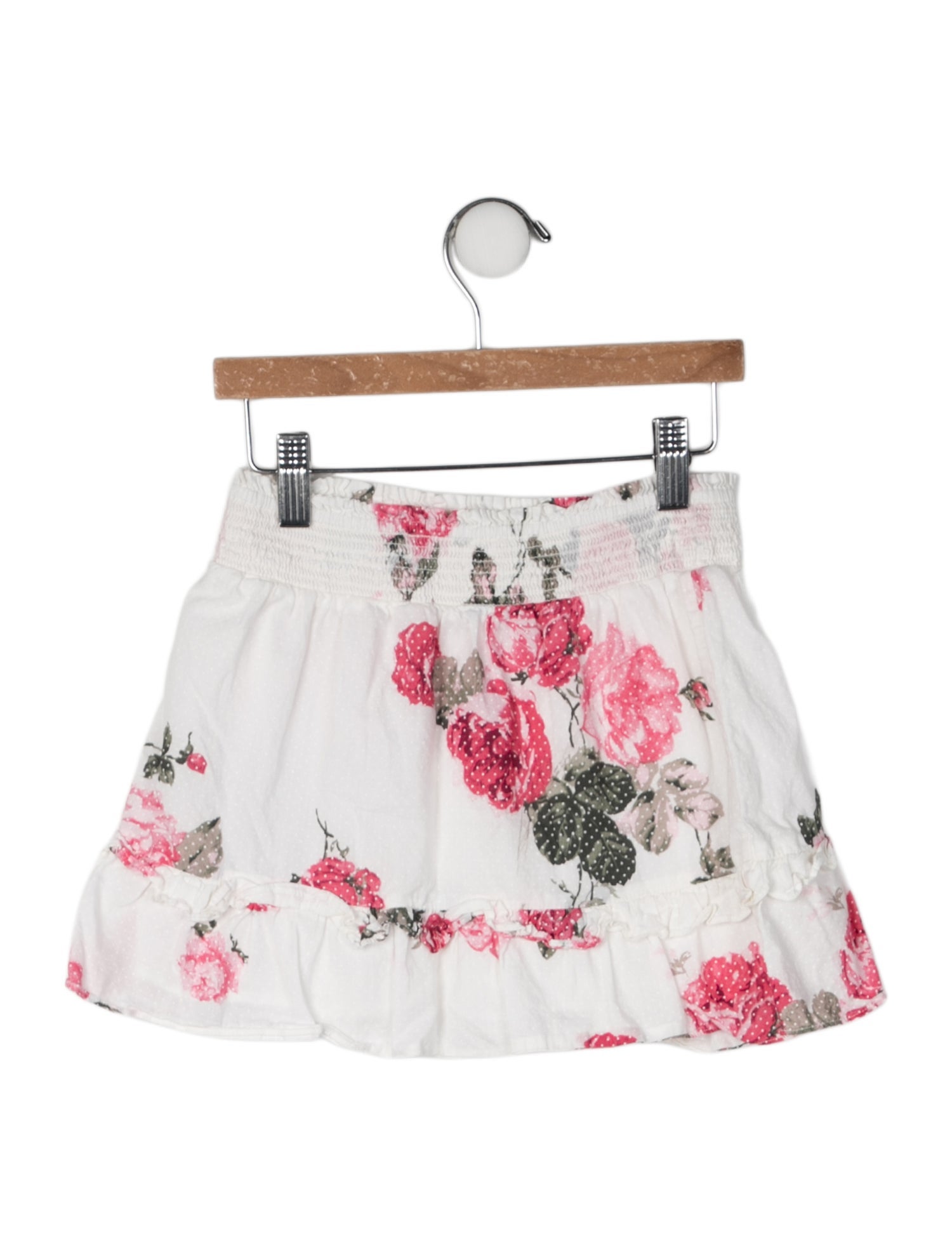 LoveShackFancy Floral Print Skirt