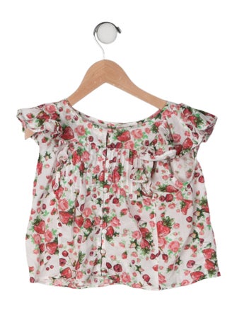 LoveShackFancy Short Sleeve Top