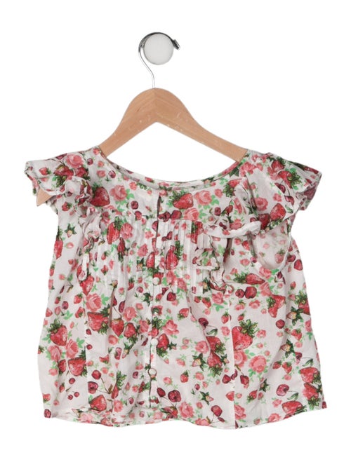 LoveShackFancy Short Sleeve Top
