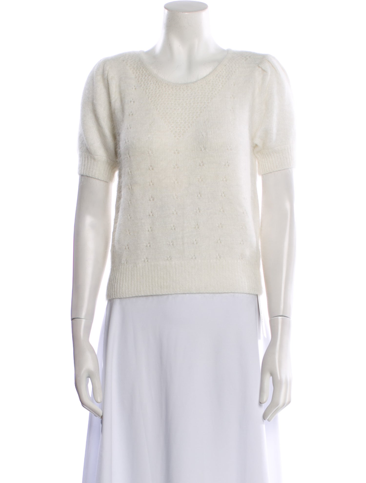 LoveShackFancy Scoop Neck Sweater w/ Tags