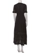 LoveShackFancy Crew Neck Long Dress