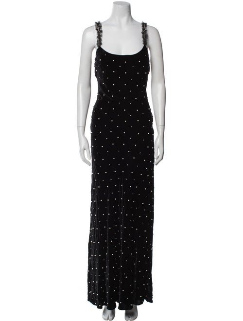 LoveShackFancy Scoop Neck Long Dress