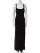 LoveShackFancy Scoop Neck Long Dress