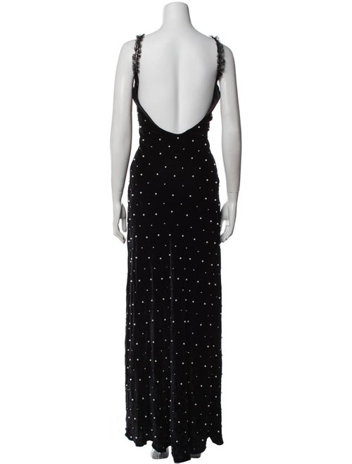 LoveShackFancy Scoop Neck Long Dress