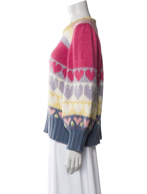 LoveShackFancy Baby Alpaca Striped Sweater