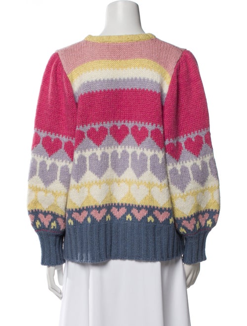 LoveShackFancy Baby Alpaca Striped Sweater