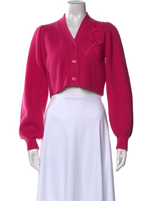 LoveShackFancy Cashmere V-Neck Sweater