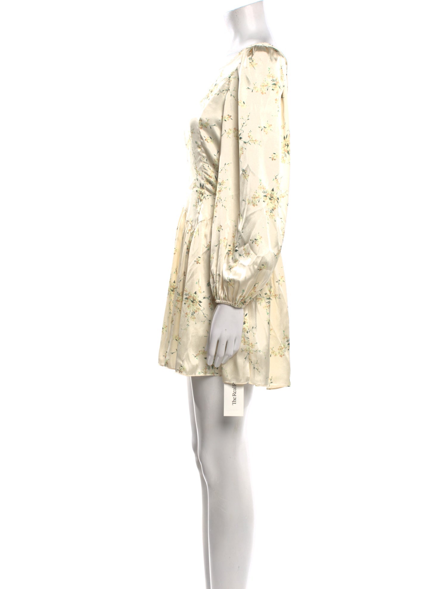 LoveShackFancy Floral Print Mini Dress