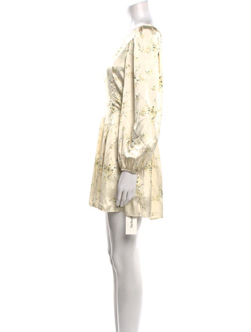 LoveShackFancy Floral Print Mini Dress