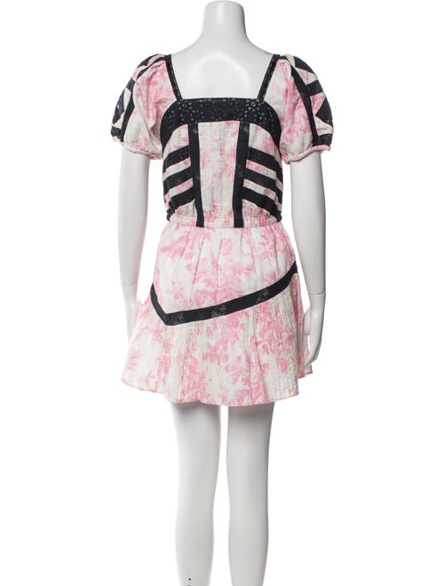 LoveShackFancy Printed Mini Dress