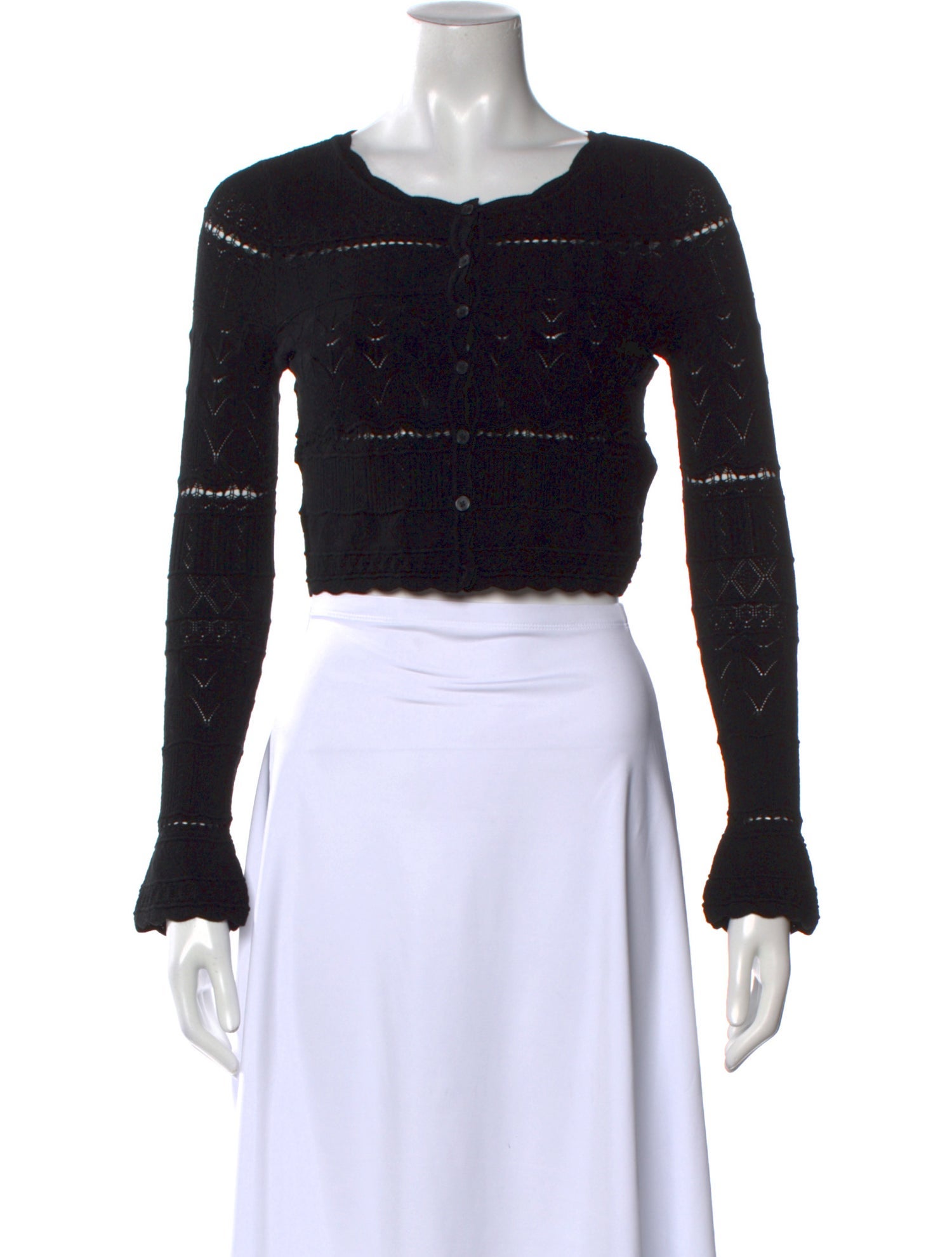 LoveShackFancy Scoop Neck Sweater w/ Tags