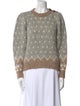 LoveShackFancy Alpaca Printed Sweater