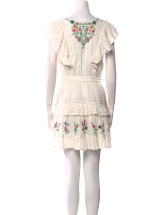 LoveShackFancy Printed Mini Dress