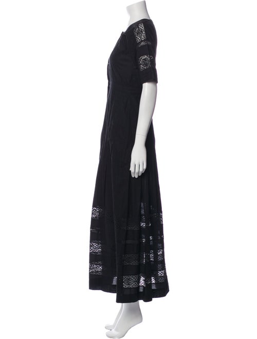 LoveShackFancy Square Neckline Long Dress