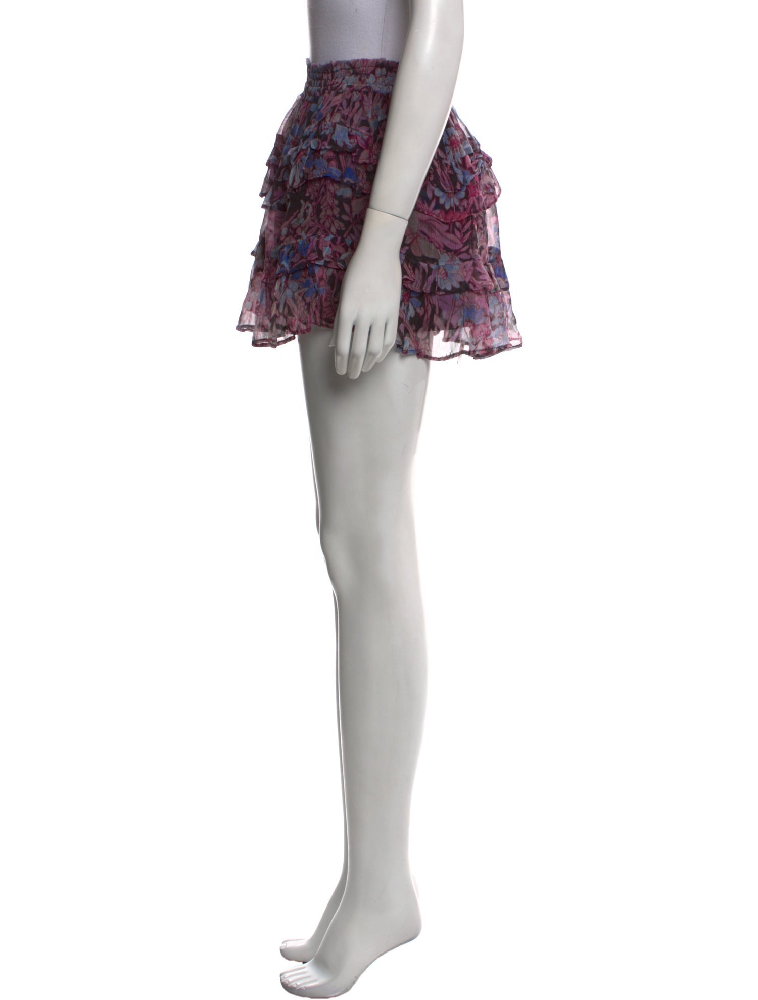 LoveShackFancy Printed Mini Skirt