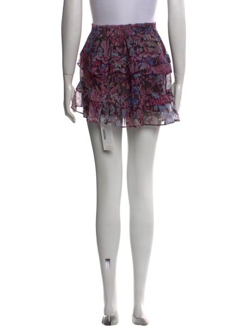 LoveShackFancy Printed Mini Skirt