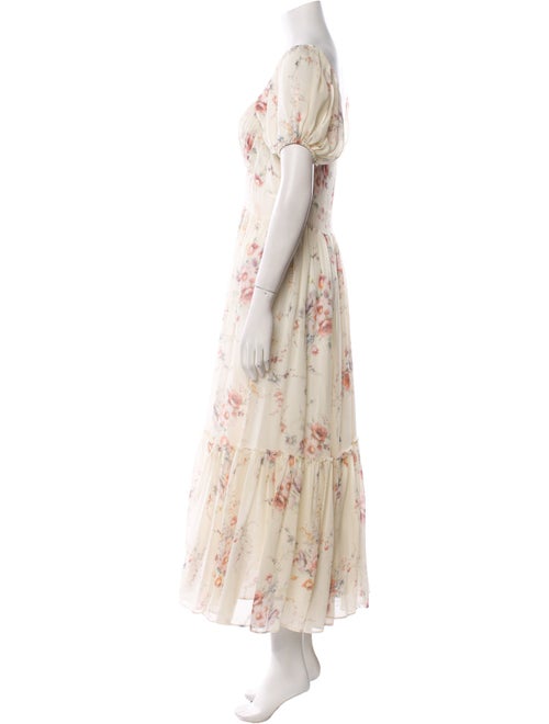 LoveShackFancy Silk Long Dress
