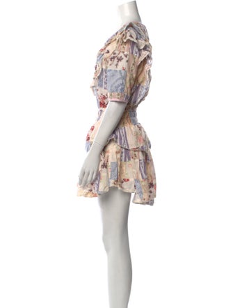 LoveShackFancy Printed Mini Dress