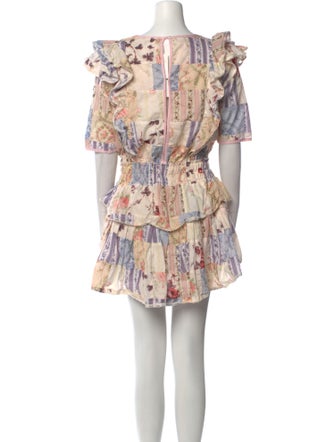LoveShackFancy Printed Mini Dress