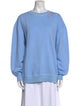 LoveShackFancy Crew Neck Long Sleeve Sweatshirt