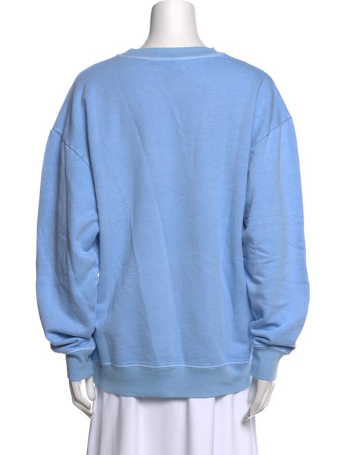 LoveShackFancy Crew Neck Long Sleeve Sweatshirt