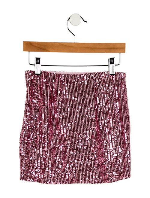 LoveShackFancy Girls' Sequin Skirt