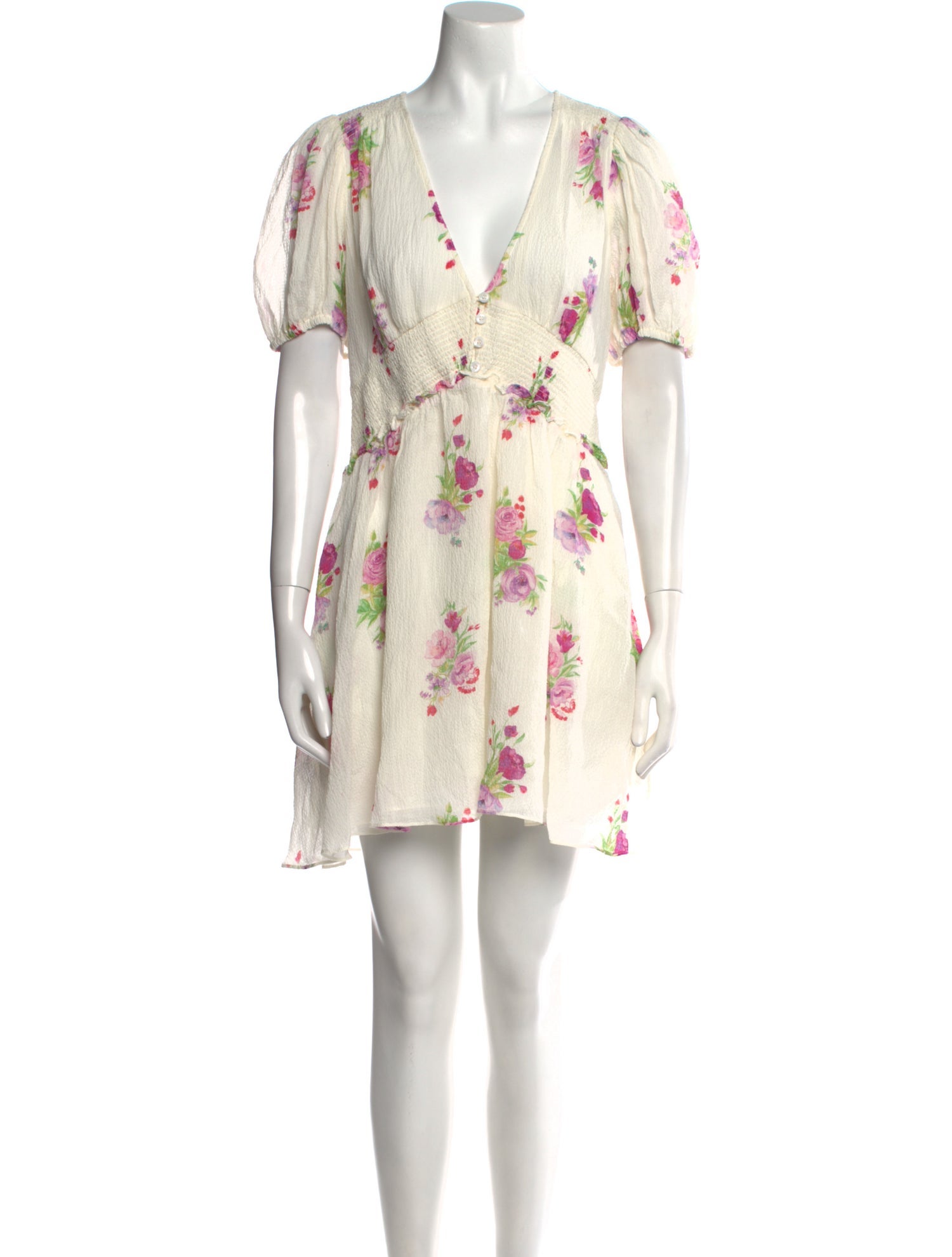 LoveShackFancy Silk Mini Dress w/ Tags