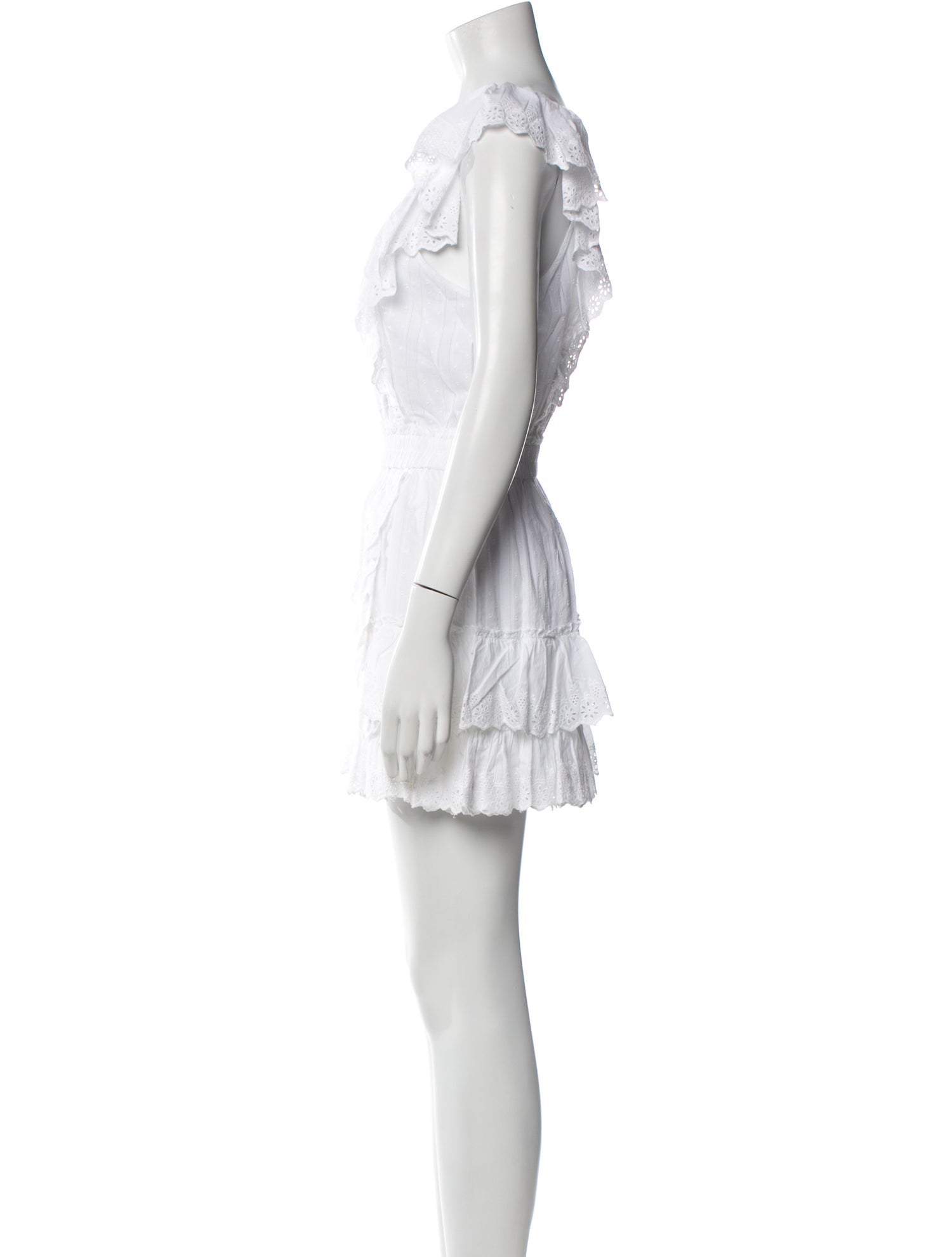 LoveShackFancy Square Neckline Mini Dress w/ Tags