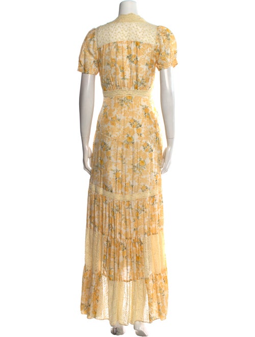 LoveShackFancy Silk Long Dress