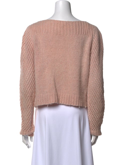 LoveShackFancy Baby Alpaca Bateau Neckline Sweater