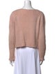 LoveShackFancy Baby Alpaca Bateau Neckline Sweater