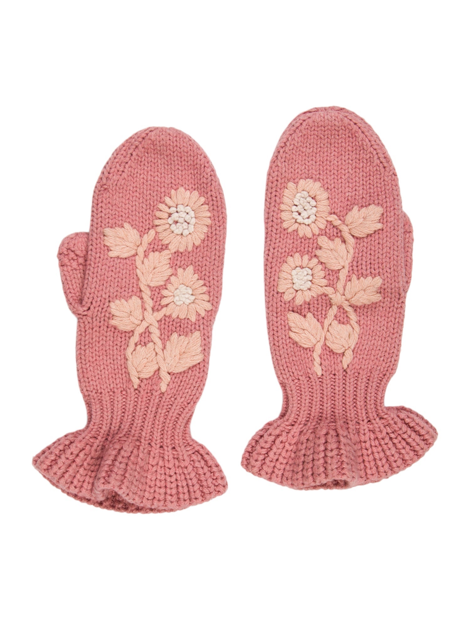 LoveShackFancy Knitted Mittens