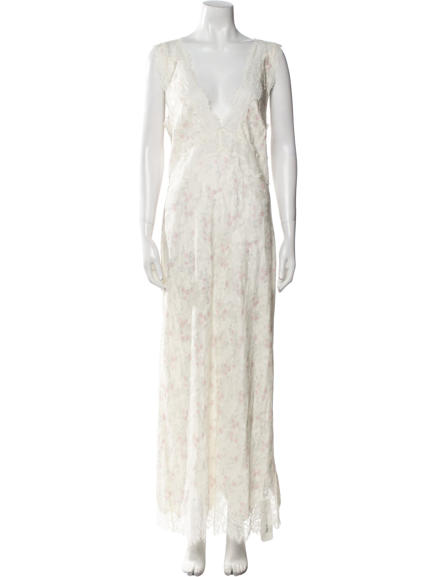 LoveShackFancy Floral Print Long Dress w/ Tags