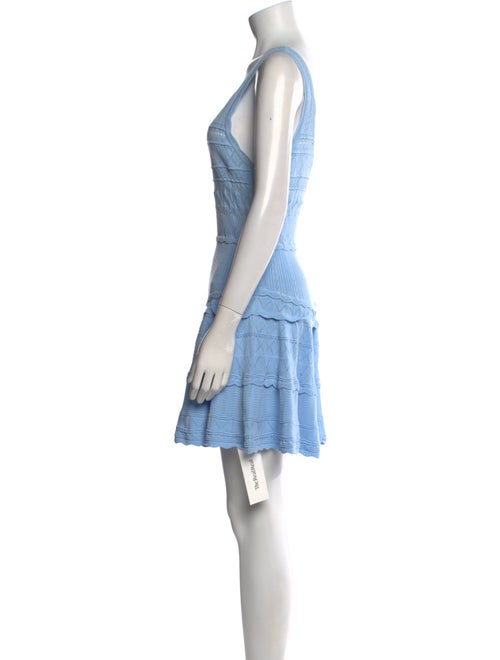 LoveShackFancy V-Neck Mini Dress