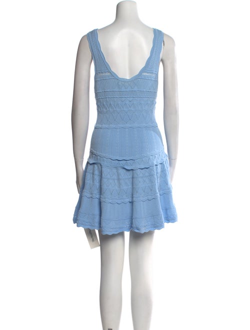 LoveShackFancy V-Neck Mini Dress