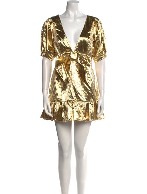 LoveShackFancy Printed Mini Dress