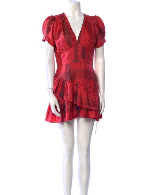 LoveShackFancy Silk Mini Dress