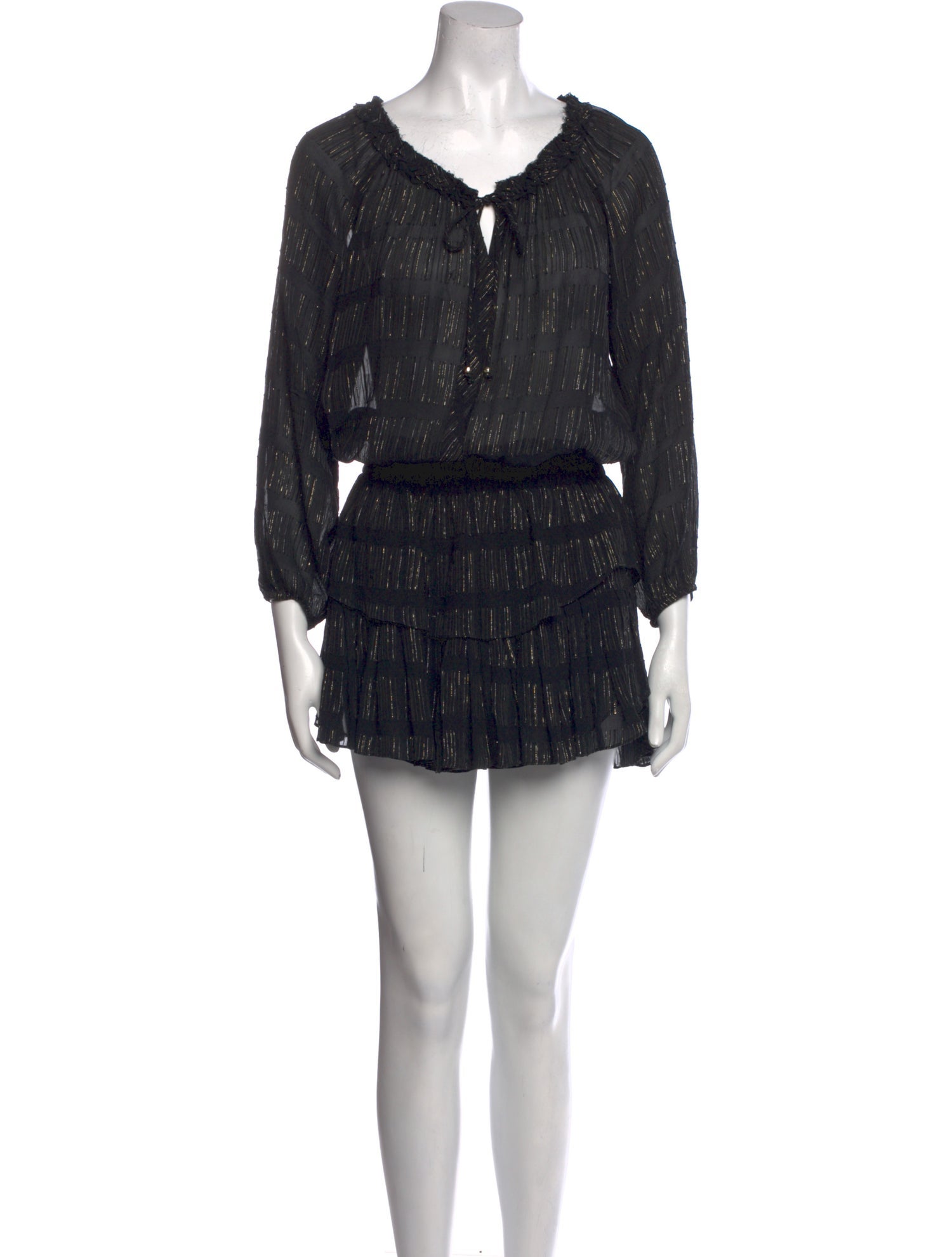 LoveShackFancy Silk Mini Dress