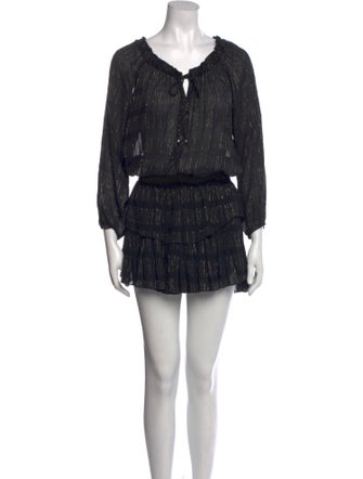 LoveShackFancy Silk Mini Dress