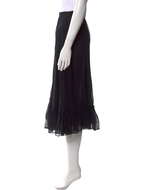 LoveShackFancy Silk Midi Length Skirt