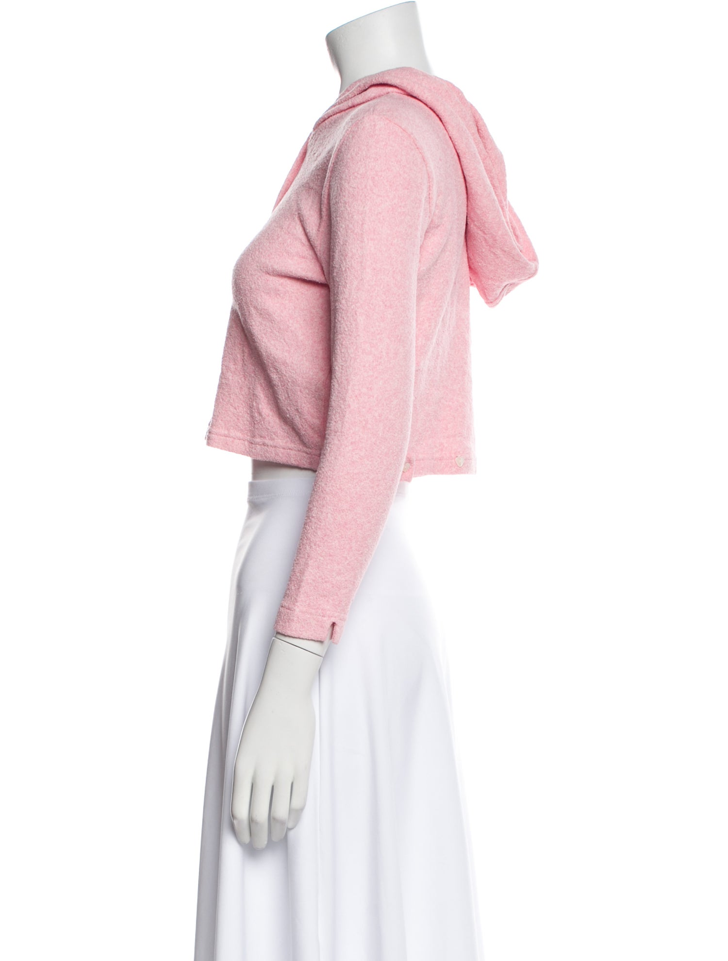 LoveShackFancy Mock Neck Three-Quarter Sleeve Crop Top w/ Tags