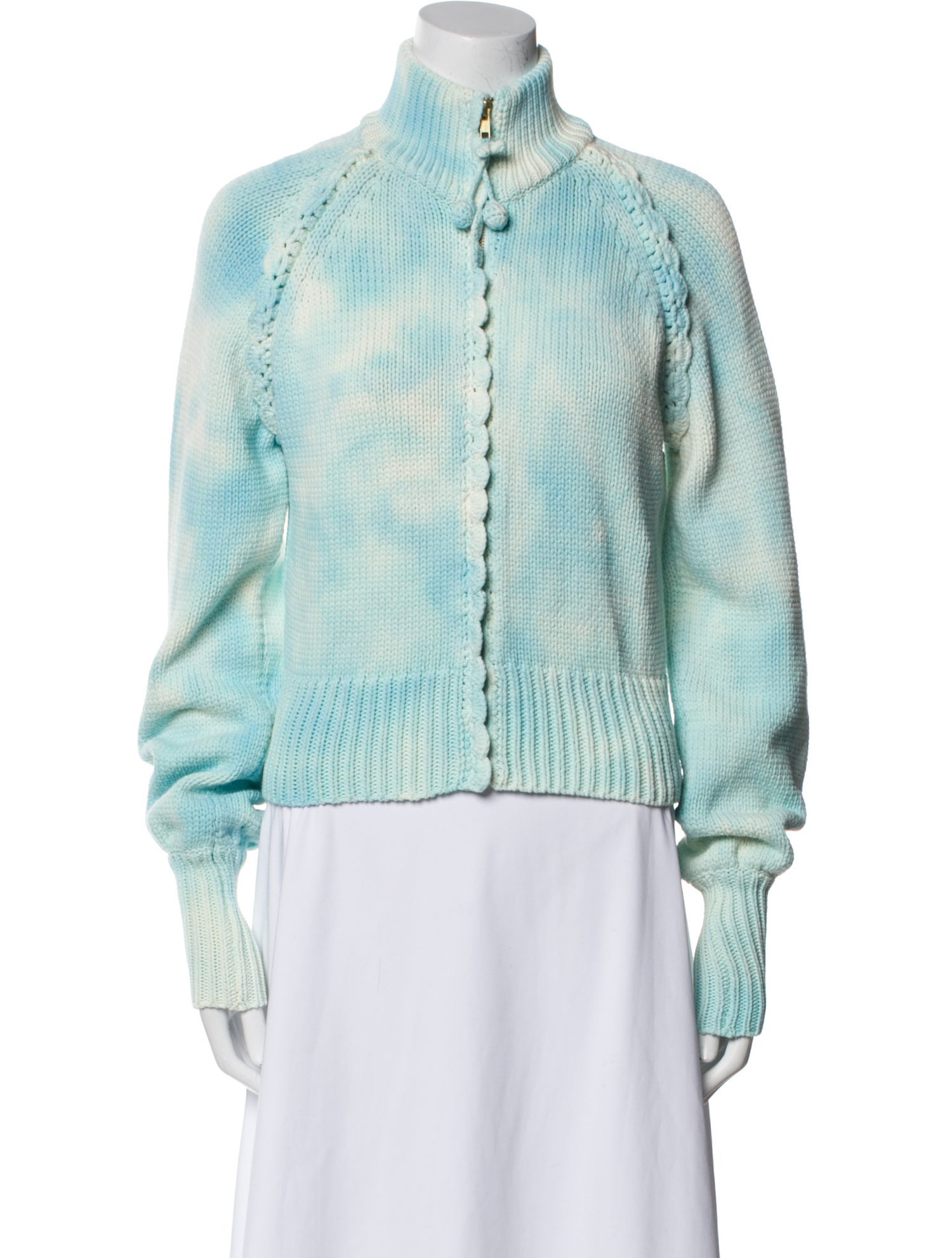 LoveShackFancy Tie-Dye Print Denim Jacket