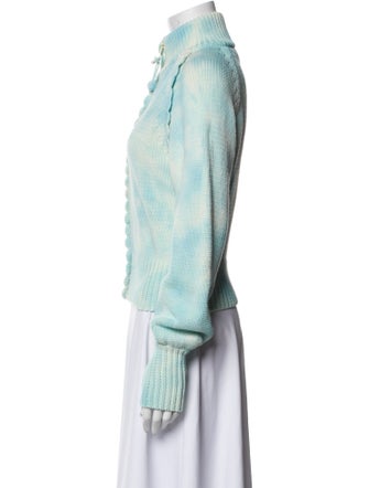 LoveShackFancy Tie-Dye Print Denim Jacket